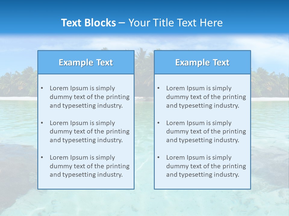 Indian Coastline Shore PowerPoint Template