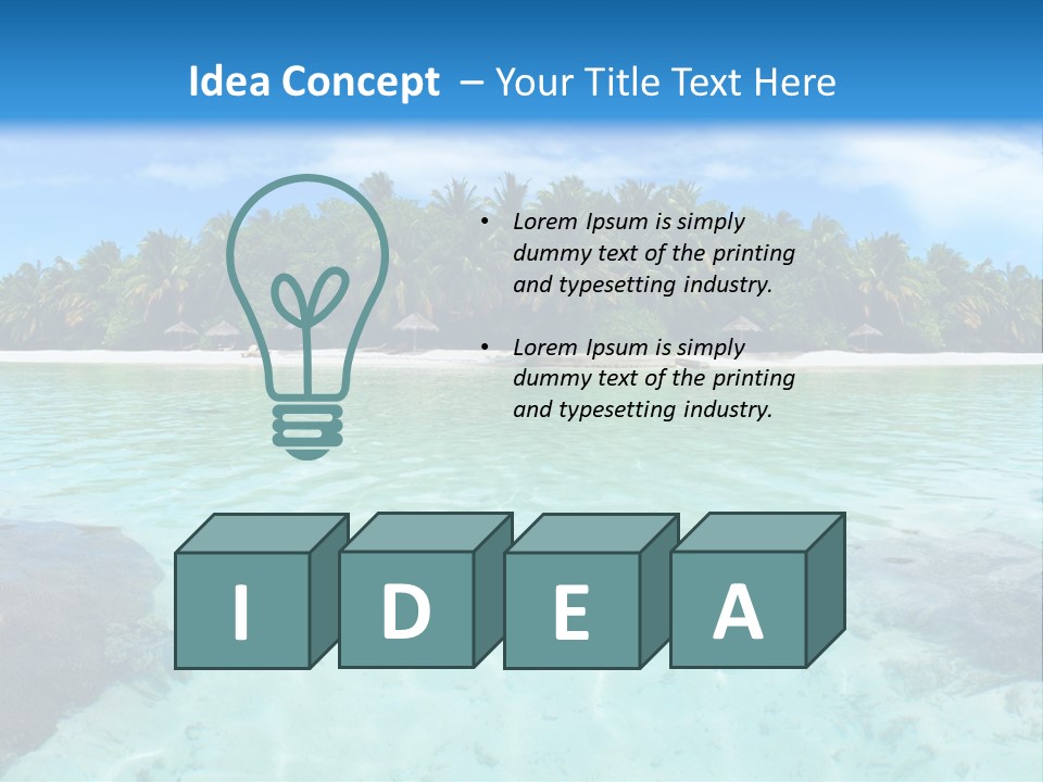 Indian Coastline Shore PowerPoint Template
