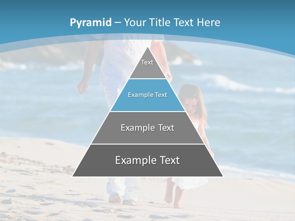 Playing Love Beach PowerPoint Template