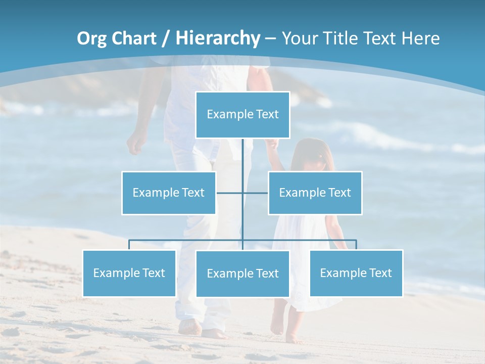 Playing Love Beach PowerPoint Template