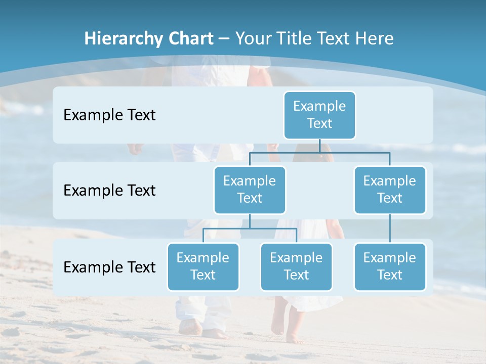 Playing Love Beach PowerPoint Template
