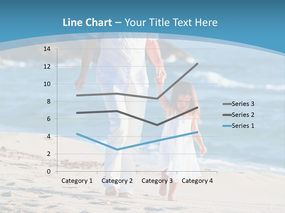 Playing Love Beach PowerPoint Template