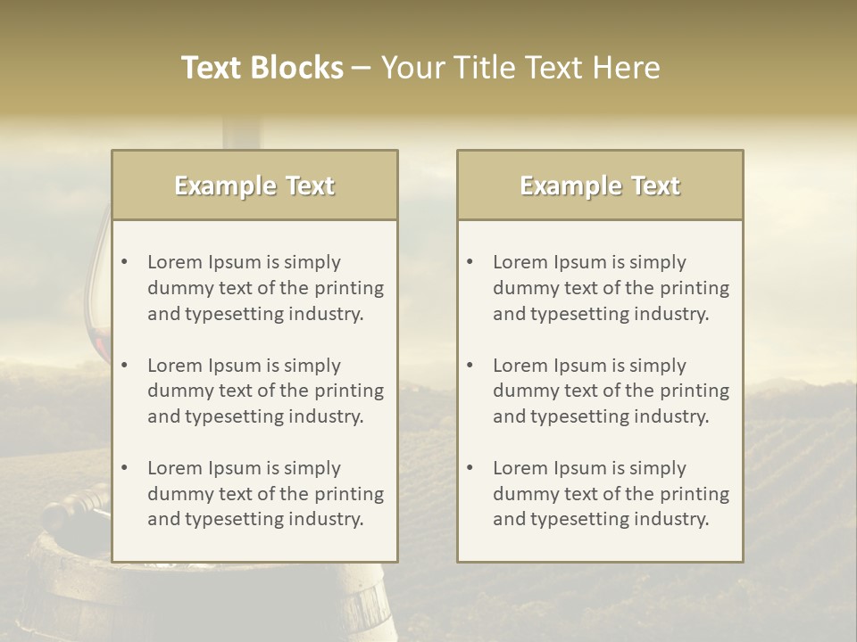 Still Life Bottle Wine Bottle PowerPoint Template