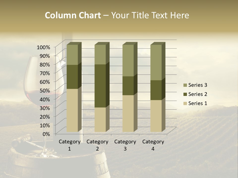 Still Life Bottle Wine Bottle PowerPoint Template