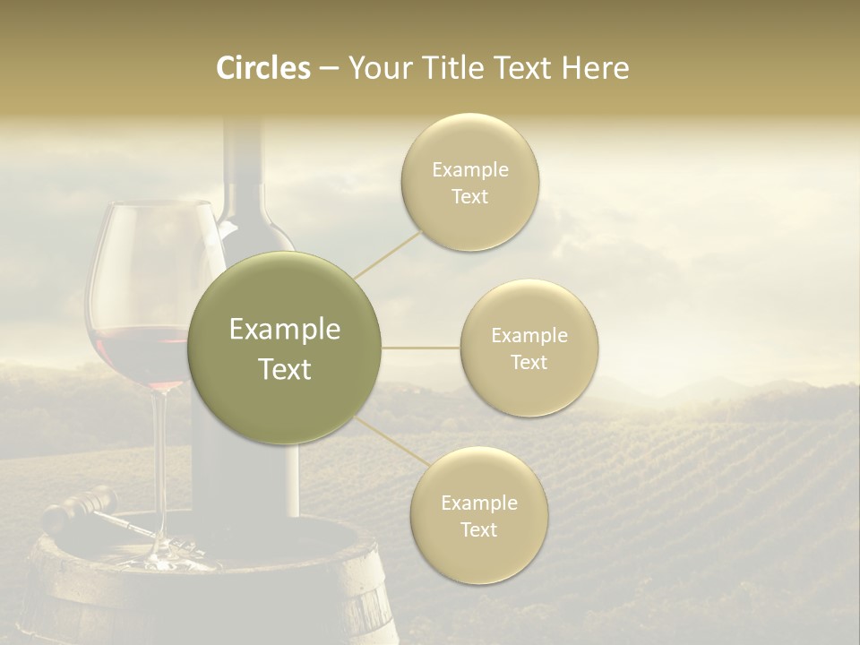 Still Life Bottle Wine Bottle PowerPoint Template