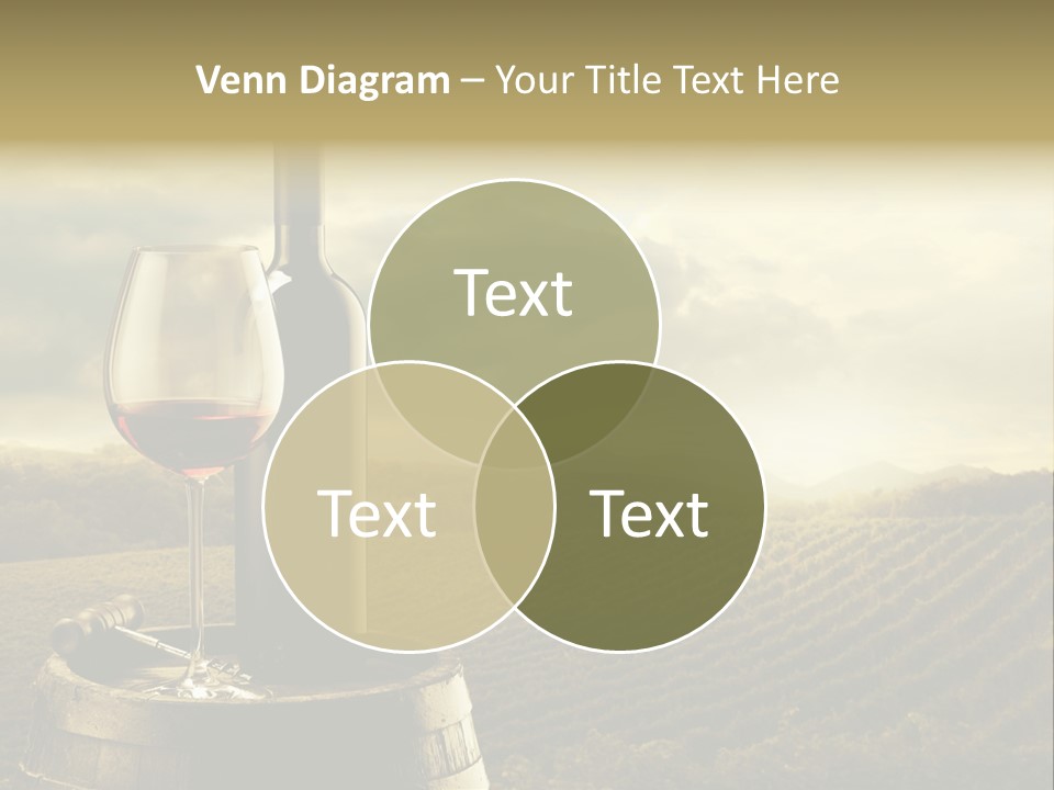 Still Life Bottle Wine Bottle PowerPoint Template