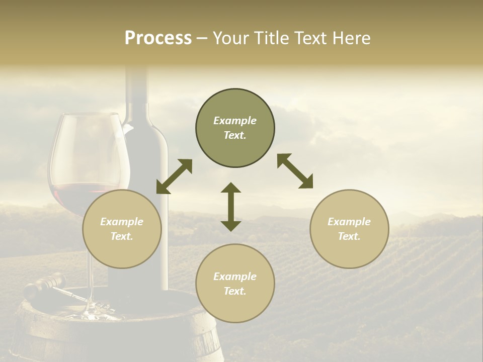 Still Life Bottle Wine Bottle PowerPoint Template