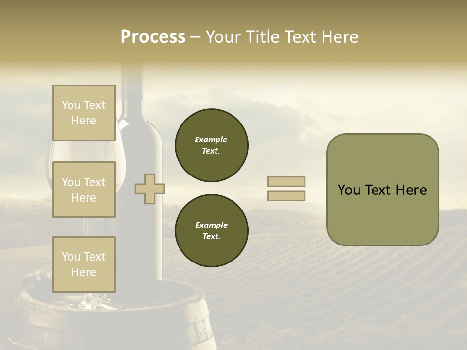 Still Life Bottle Wine Bottle PowerPoint Template