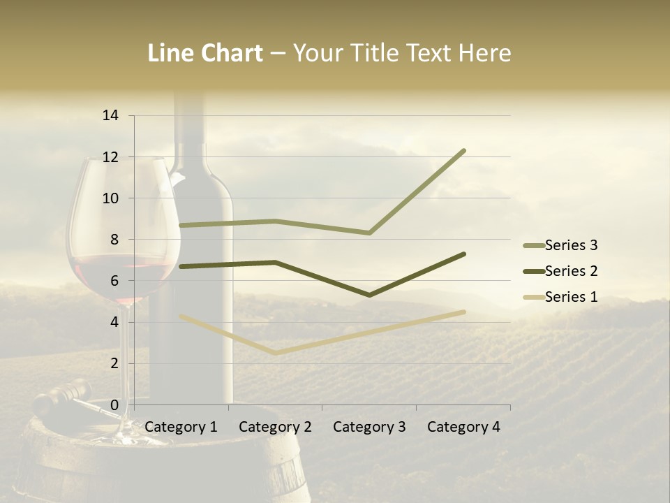 Still Life Bottle Wine Bottle PowerPoint Template