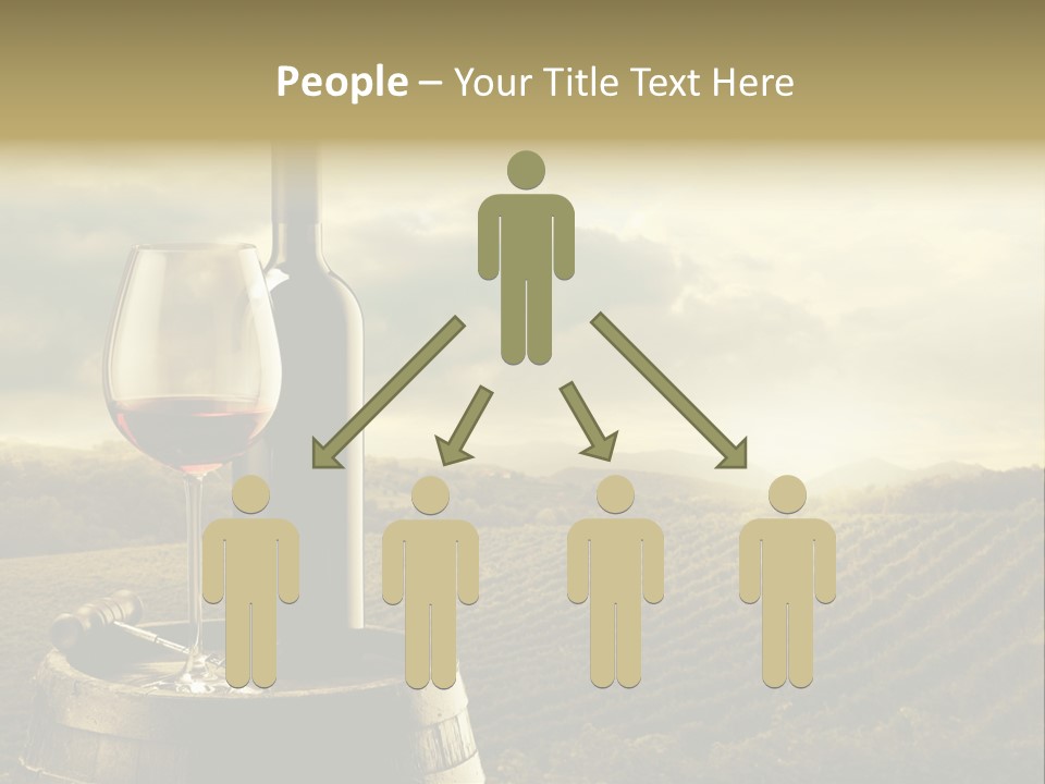 Still Life Bottle Wine Bottle PowerPoint Template