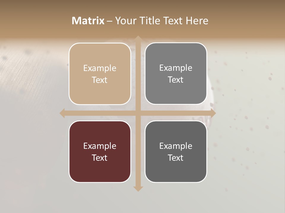 Chair Office Toon PowerPoint Template