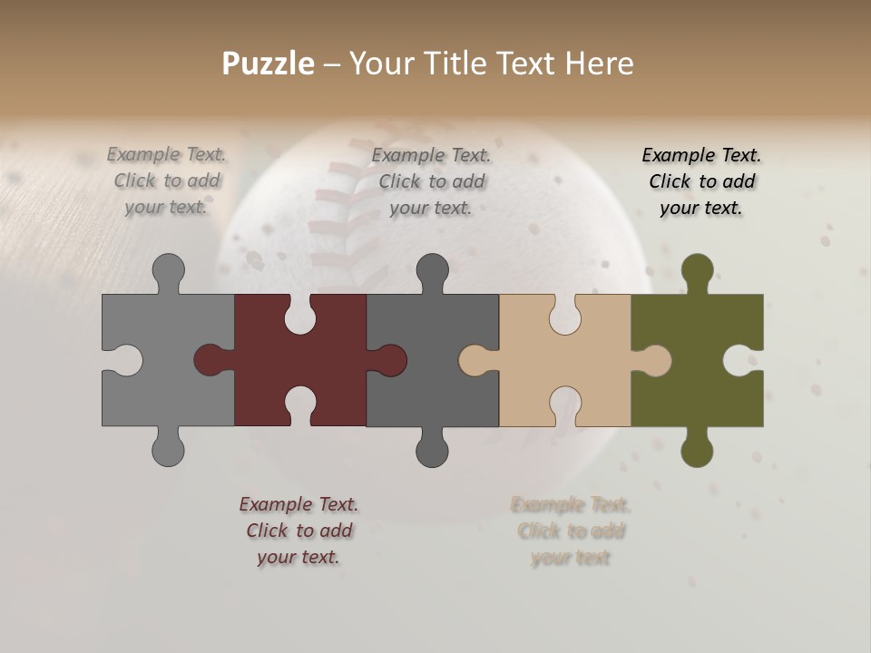 Chair Office Toon PowerPoint Template