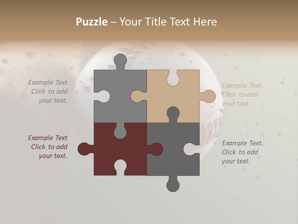 Chair Office Toon PowerPoint Template