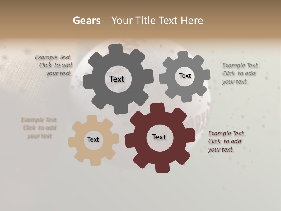 Chair Office Toon PowerPoint Template