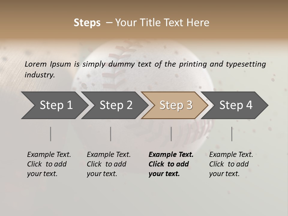 Chair Office Toon PowerPoint Template