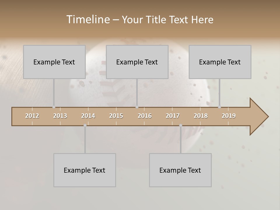 Chair Office Toon PowerPoint Template