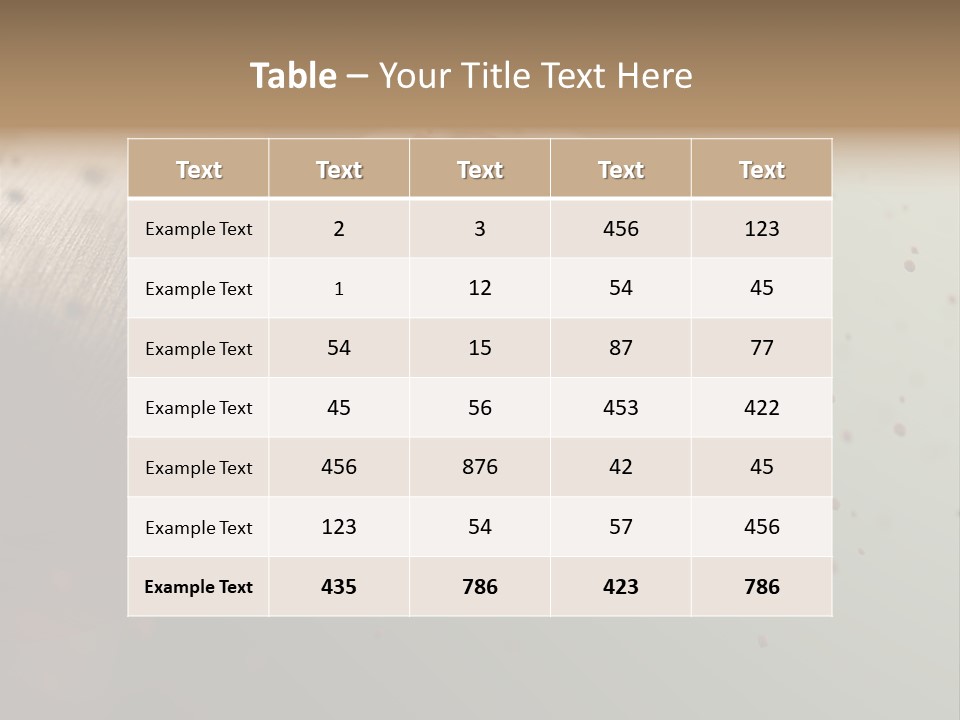Chair Office Toon PowerPoint Template