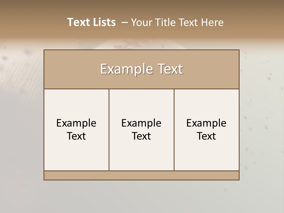 Chair Office Toon PowerPoint Template