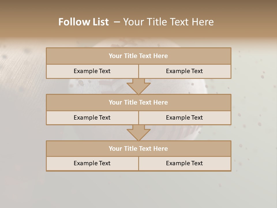 Chair Office Toon PowerPoint Template