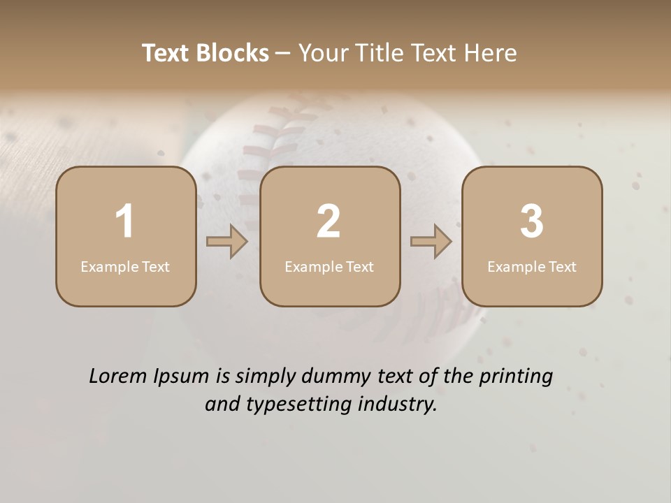 Chair Office Toon PowerPoint Template