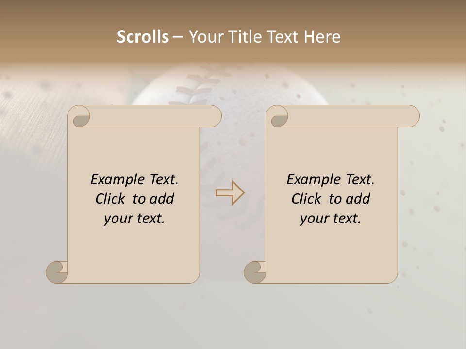 Chair Office Toon PowerPoint Template