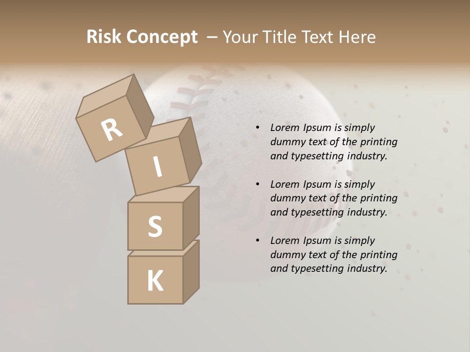 Chair Office Toon PowerPoint Template