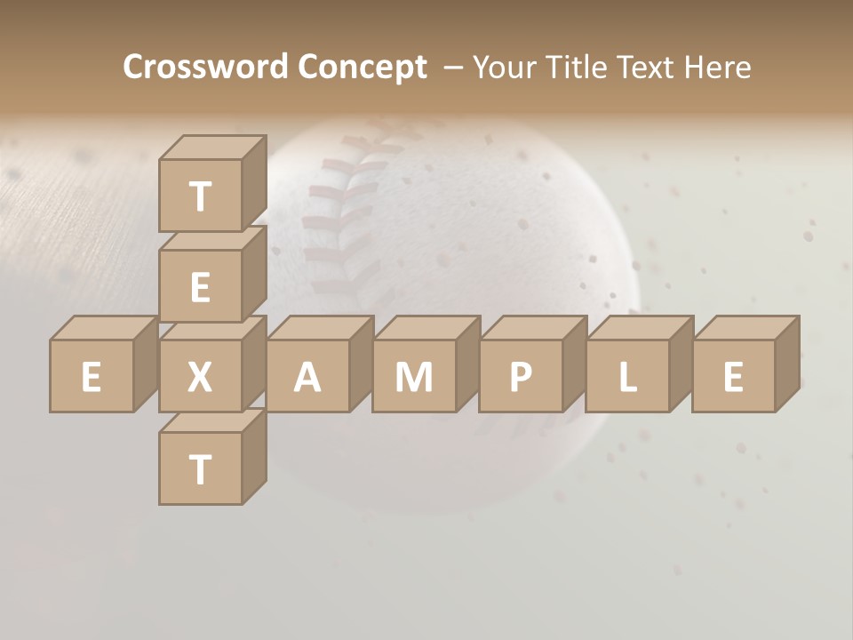 Chair Office Toon PowerPoint Template