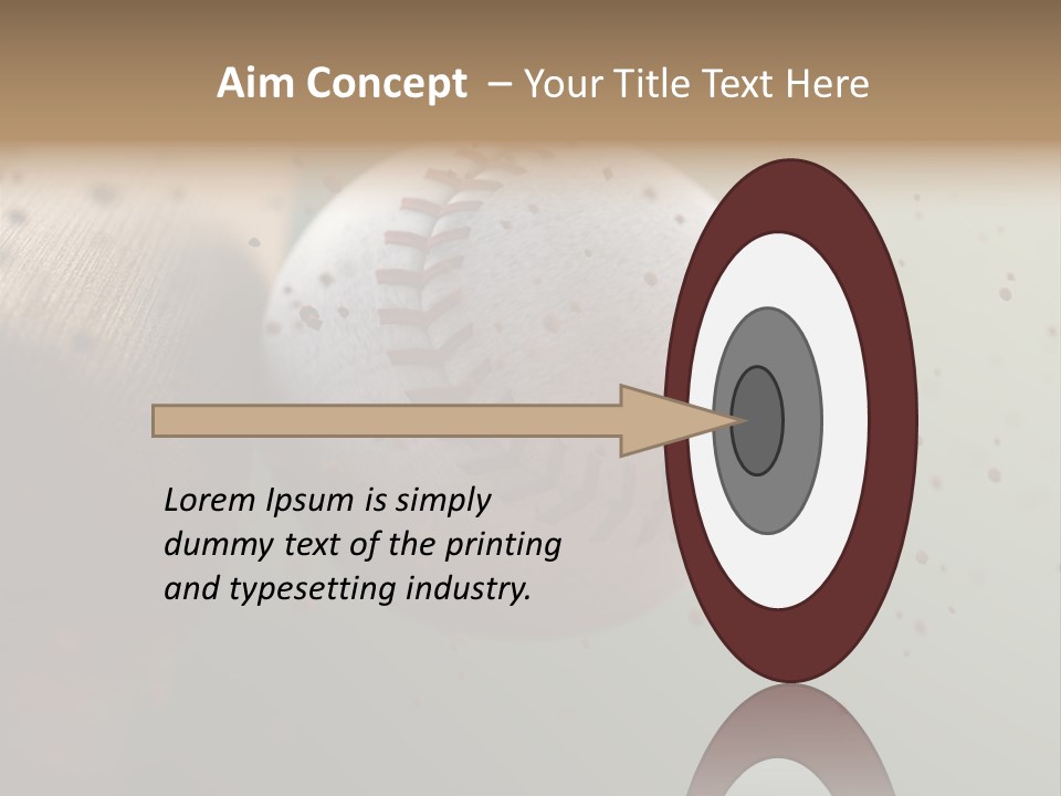 Chair Office Toon PowerPoint Template