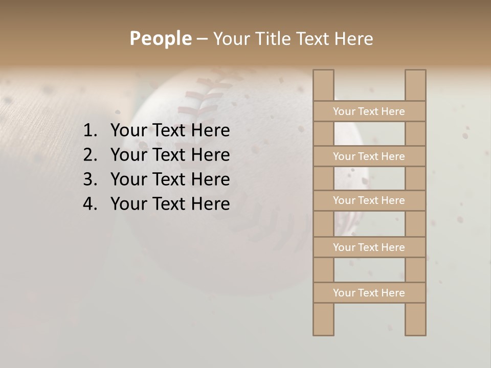 Chair Office Toon PowerPoint Template