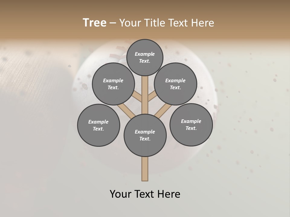 Chair Office Toon PowerPoint Template