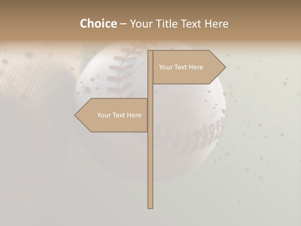 Chair Office Toon PowerPoint Template