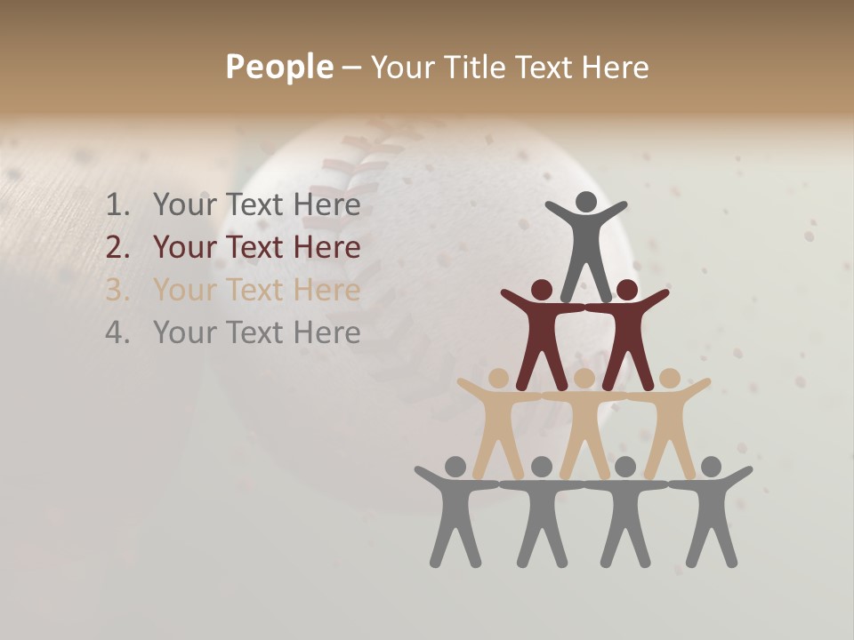 Chair Office Toon PowerPoint Template