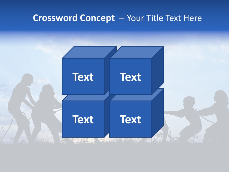 Relax Tropical Swimming PowerPoint Template