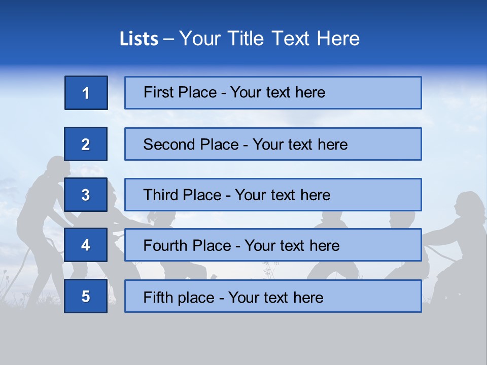 Relax Tropical Swimming PowerPoint Template