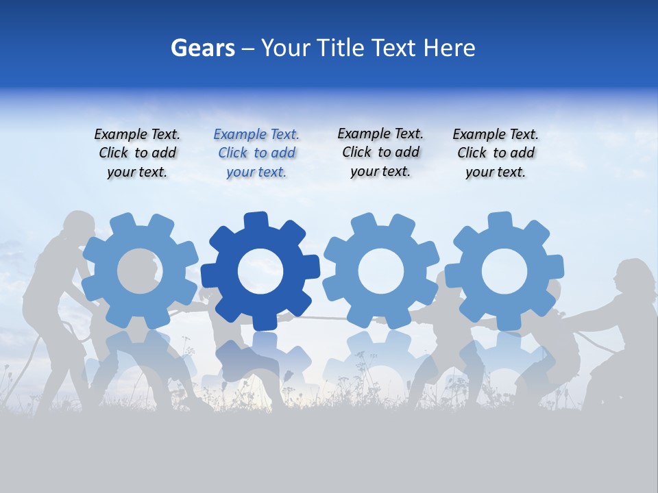 Relax Tropical Swimming PowerPoint Template