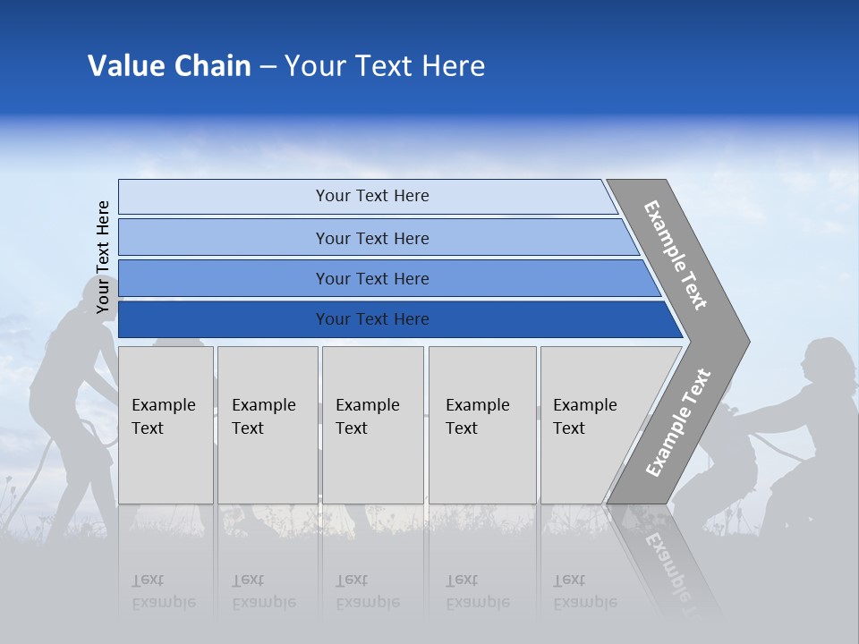 Relax Tropical Swimming PowerPoint Template
