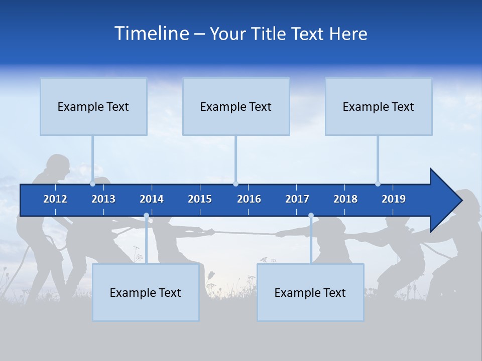Relax Tropical Swimming PowerPoint Template