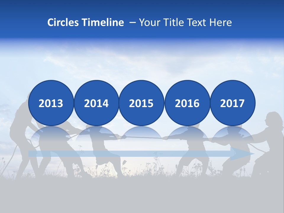 Relax Tropical Swimming PowerPoint Template