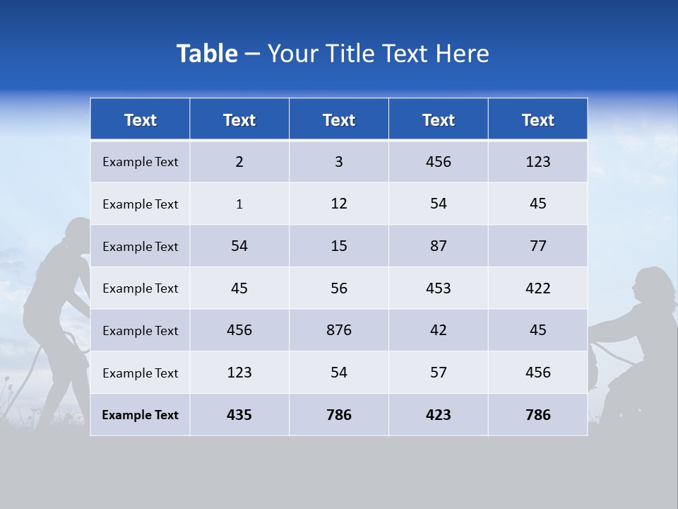 Relax Tropical Swimming PowerPoint Template