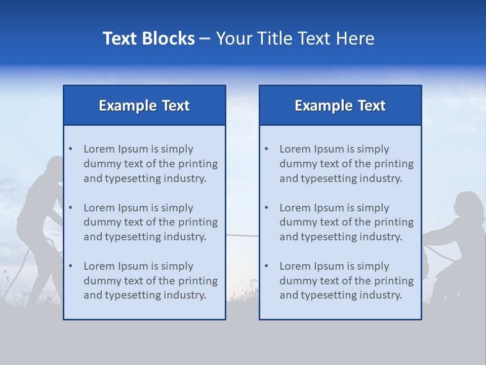 Relax Tropical Swimming PowerPoint Template