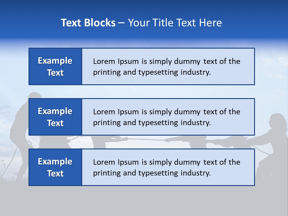 Relax Tropical Swimming PowerPoint Template