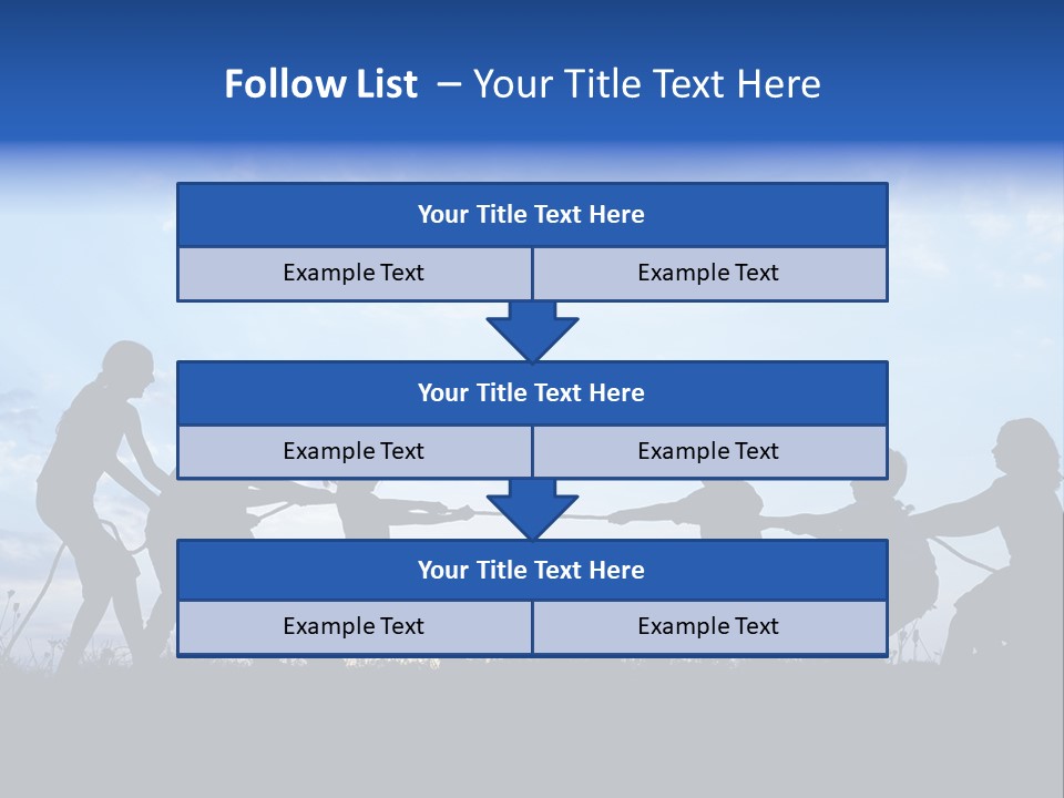 Relax Tropical Swimming PowerPoint Template