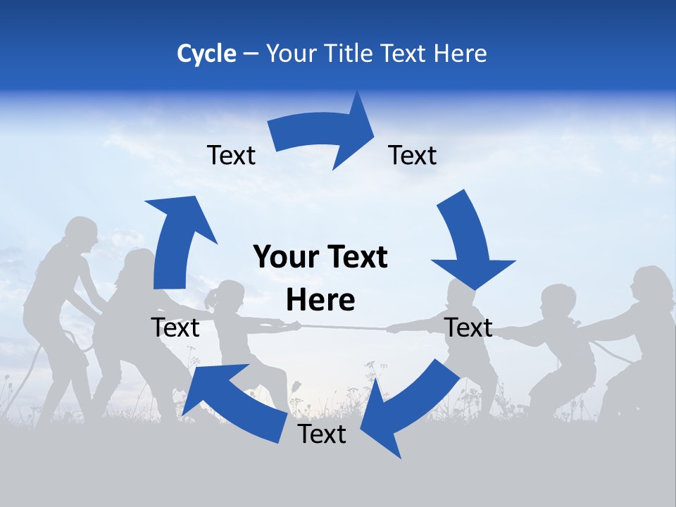 Relax Tropical Swimming PowerPoint Template