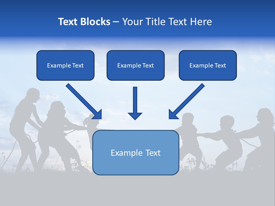 Relax Tropical Swimming PowerPoint Template