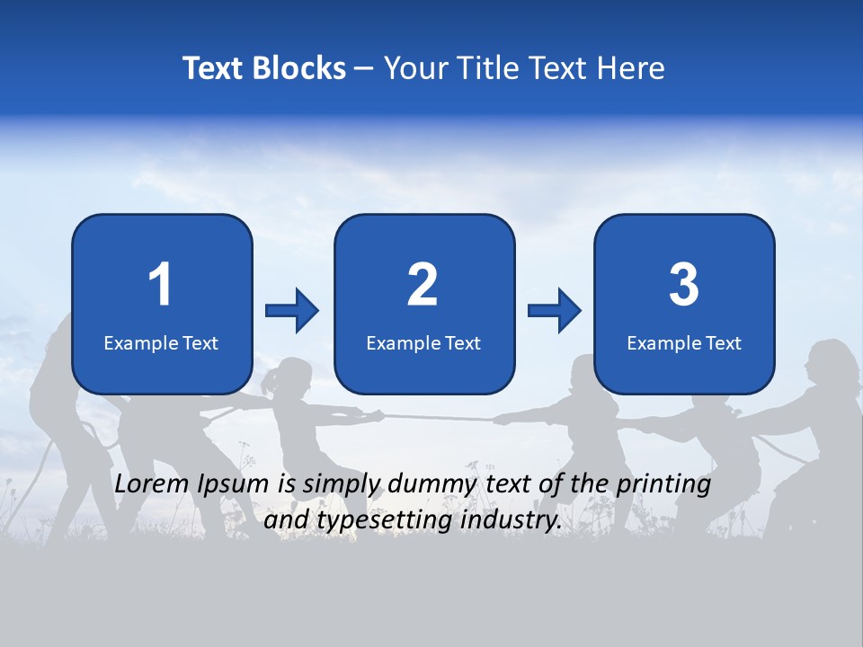 Relax Tropical Swimming PowerPoint Template