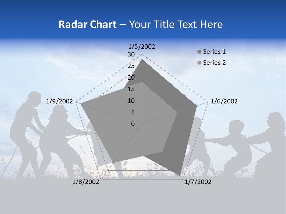 Relax Tropical Swimming PowerPoint Template