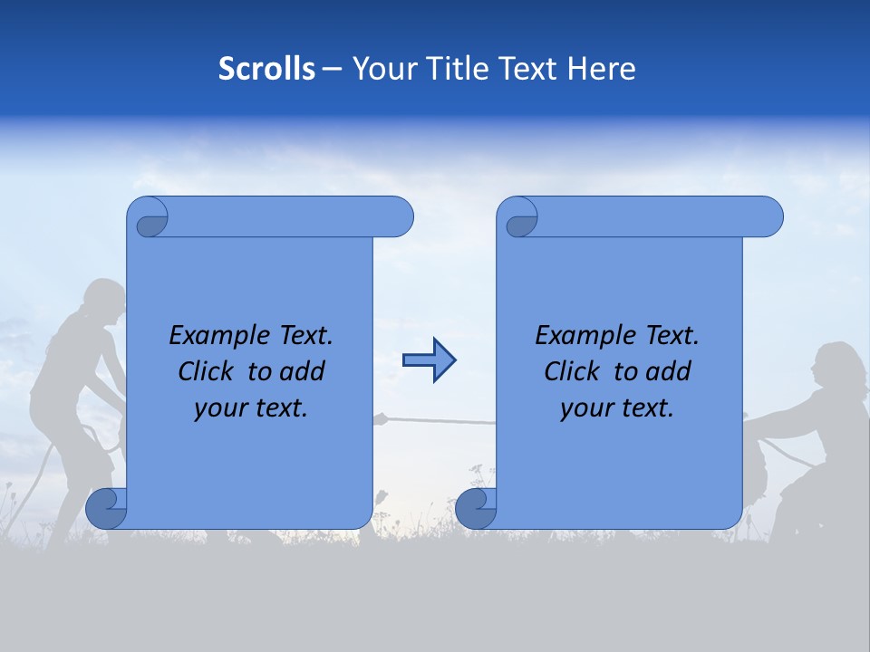 Relax Tropical Swimming PowerPoint Template
