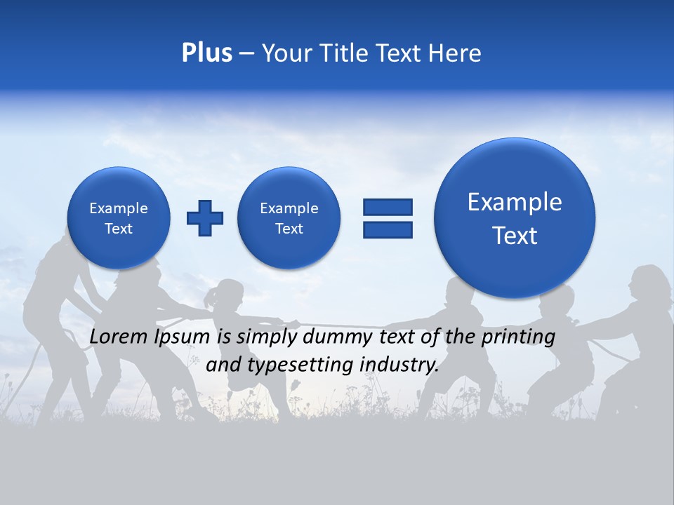 Relax Tropical Swimming PowerPoint Template