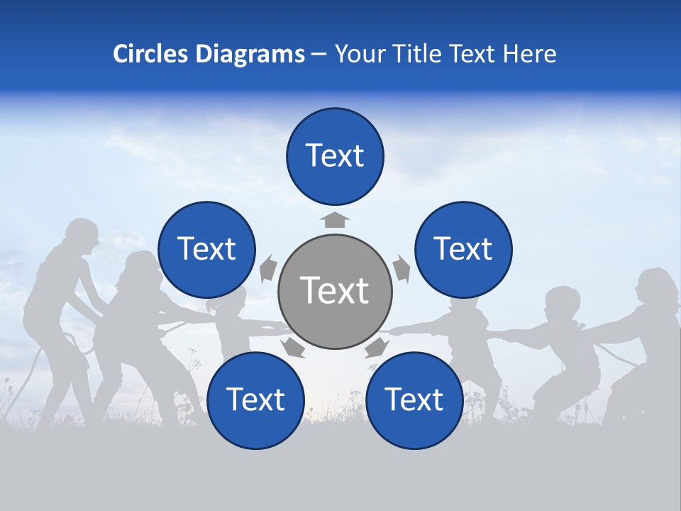 Relax Tropical Swimming PowerPoint Template