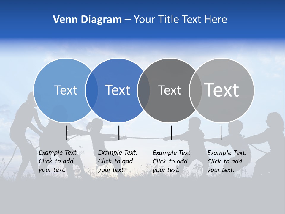 Relax Tropical Swimming PowerPoint Template